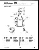 COMPRESSOR PARTS Diagram and Parts List for FAL106P1A1  Frigidaire Air Conditioner