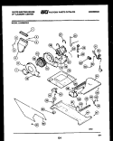 MOTOR AND BLOWER PARTS Diagram and Parts List for LE400MXD2  Frigidaire Washer Dryer Combo