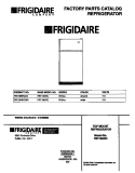 COVER Diagram and Parts List for FRT18NRCD0  Frigidaire Refrigerator