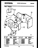 ELECTRICAL PARTS Diagram and Parts List for WAC067P7A2  Frigidaire Air Conditioner