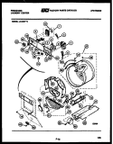 CONSOLE, CONTROL AND DRUM Diagram and Parts List for LC120FW0  Frigidaire Washer