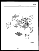 DOOR PARTS Diagram and Parts List for 56-9602-10-01  Tappan Microwave