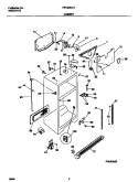 CABINET Diagram and Parts List for FRT22INLHB0  Frigidaire Refrigerator