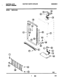 CABINET Diagram and Parts List for FMR3615A49  Frigidaire Freezer