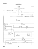 WIRING SCHEMATIC Diagram and Parts List for FRT21C5AW6  Frigidaire Refrigerator