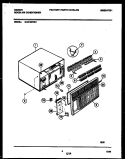 CABINET PARTS Diagram and Parts List for GAS183T2K1  Gibson Air Conditioner
