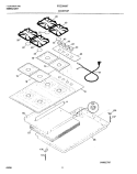 Part Location Diagram of 316011409 Frigidaire Burner Pan