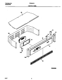 CONTROL PANEL Diagram and Parts List for FEB556CETC  Frigidaire Wall Oven