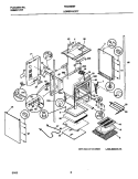 LOWER BODY Diagram and Parts List for TEO356BFW2  Tappan Range