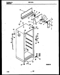 CABINET PARTS Diagram and Parts List for WRT17CVAZ0  Frigidaire Refrigerator