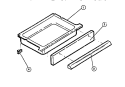 DRAWER Diagram and Parts List for R2000LL1  Frigidaire Wall Oven