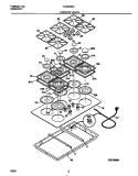 COOKTOP PARTS Diagram and Parts List for TGC6X8XCTA  Tappan Cooktop
