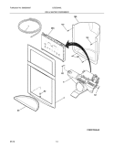 ICE & WATER DISPENSER Diagram and Parts List for LGUS2642LE0  Frigidaire Refrigerator