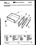 DRAWER PARTS Diagram and Parts List for CEC2M4WXD  Gibson Range