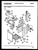 CABINET PARTS Diagram and Parts List for LG600MXD3  Frigidaire Washer Dryer Combo