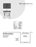 COVER Diagram and Parts List for PLES389ECB  Frigidaire Range
