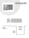 COVER Diagram and Parts List for FRA25ESU210  Frigidaire Air Conditioner