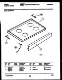 COOKTOP PARTS Diagram and Parts List for CEC3M2WXA  Gibson Range
