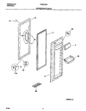 REFRIGERATOR DOOR Diagram and Parts List for FRS26ZSHB1  Frigidaire Refrigerator