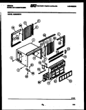 CABINET PARTS Diagram and Parts List for AM08B5EVA  Gibson Air Conditioner