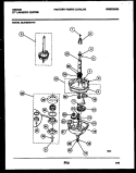 TRANSMISSION PARTS Diagram and Parts List for GL27M6WXFD  Gibson Washer Dryer Combo