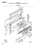 Part Location Diagram of 316024534 Frigidaire PANEL-CONTROL