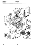 BODY Diagram and Parts List for FEB789WESA  Frigidaire Wall Oven