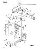 CABINET Diagram and Parts List for WRT16NRHD4  Frigidaire Refrigerator
