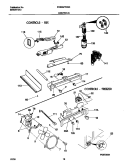 CONTROLS Diagram and Parts List for FRS26ZTHQ3  Frigidaire Refrigerator