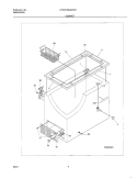 CABINET Diagram and Parts List for CFC09M4HW1  Uni Freezer