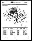 BROILER DRAWER PARTS Diagram and Parts List for 37IGCDWAN5  Tappan Range