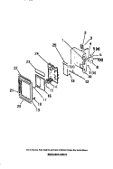 ELECTRICAL CONTROLS, PANEL, TRIM Diagram and Parts List for MVH1150C0  Frigidaire Microwave