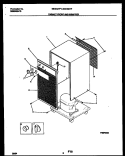 CABINET FRONT AND WRAPPER Diagram and Parts List for MDD50TF2  Frigidaire Dehumidifier