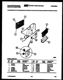 ELECTRICAL PARTS Diagram and Parts List for AC057L7A1  Frigidaire Air Conditioner