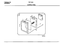 CONTROL PANEL Diagram and Parts List for TMT116U1B0  Tappan Microwave