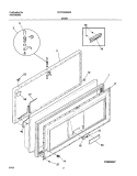 DOOR Diagram and Parts List for CFC13M5AW3  Uni Freezer