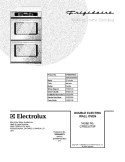 COVER Diagram and Parts List for CPEB30T9FC5  Frigidaire Wall Oven