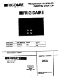 COVER Diagram and Parts List for FEC3X7XESA  Frigidaire Cooktop