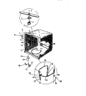 INNER TUB Diagram and Parts List for SC550DXW6  Frigidaire Dishwasher
