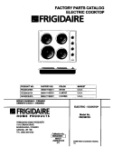 COVER Diagram and Parts List for FEC26C2HCA  Frigidaire Cooktop