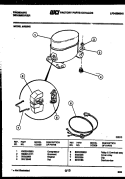 COMPRESSOR PARTS Diagram and Parts List for MR25N2  Frigidaire Dehumidifier