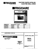 COVER Diagram and Parts List for FEB556BBBD  Frigidaire Wall Oven