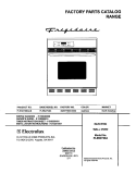 COVER Diagram and Parts List for PLEB27S8ACB  Frigidaire Wall Oven