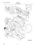 ICE CONTAINER Diagram and Parts List for FPUS2698LF0  Frigidaire Refrigerator