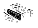 CONSOLE Diagram and Parts List for DW5900PW1  Frigidaire Dishwasher