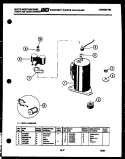 COMPRESSOR PARTS Diagram and Parts List for AC068K7B2  Frigidaire Air Conditioner