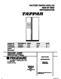 COVER Diagram and Parts List for TRS20WRHW0  Tappan Refrigerator