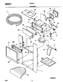 ICE AND WATER DISP Diagram and Parts List for FRS26ZPHD2  Frigidaire Refrigerator