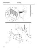 SYSTEM Diagram and Parts List for FRU17G4JW7  Frigidaire Refrigerator