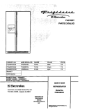 COVER Diagram and Parts List for FRS26BH5CQ0  Frigidaire Refrigerator